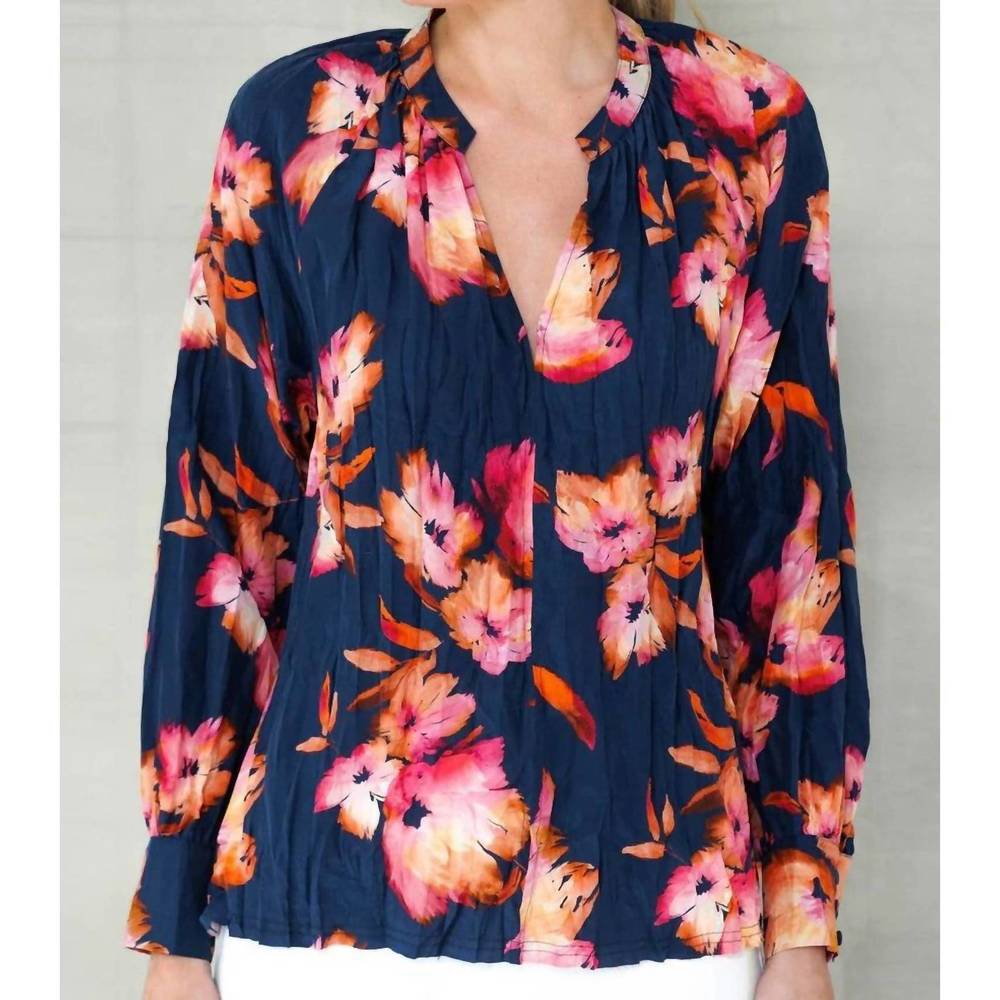 NEW GO BY GO SILK crease it up top in sunset peonies